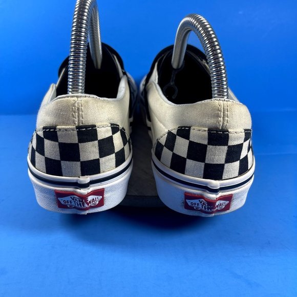 Vans Women's Checkerboard Classic Slip On Shoes Size 7.5 - Picture 5 of 11